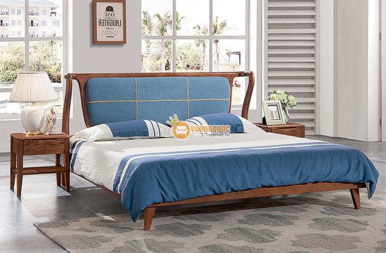 Combo giường tủ phòng ngủ cao cấp kiểu dáng đơn giản bắt mắt CGN5A012